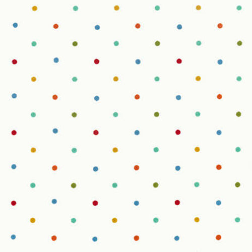Bon Bon Poppy/Marine/Aqua/Gecko Fabric Sample