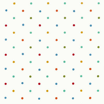 Bon Bon Poppy/Marine/Aqua/Gecko Fabric Sample
