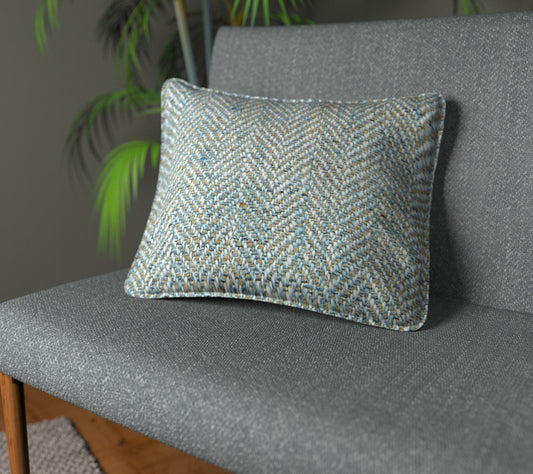 Jacob Cornflower Piped Cushion