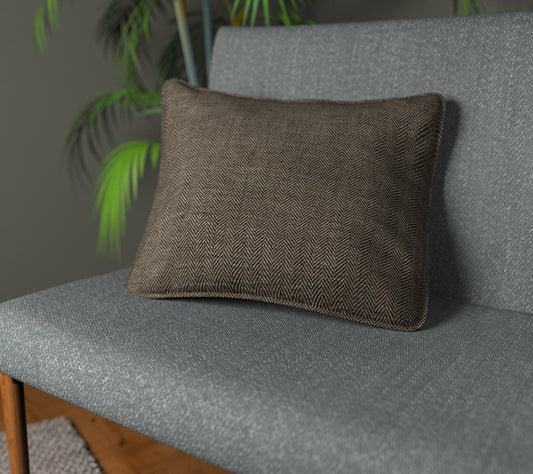 Jacob Latte Piped Cushion