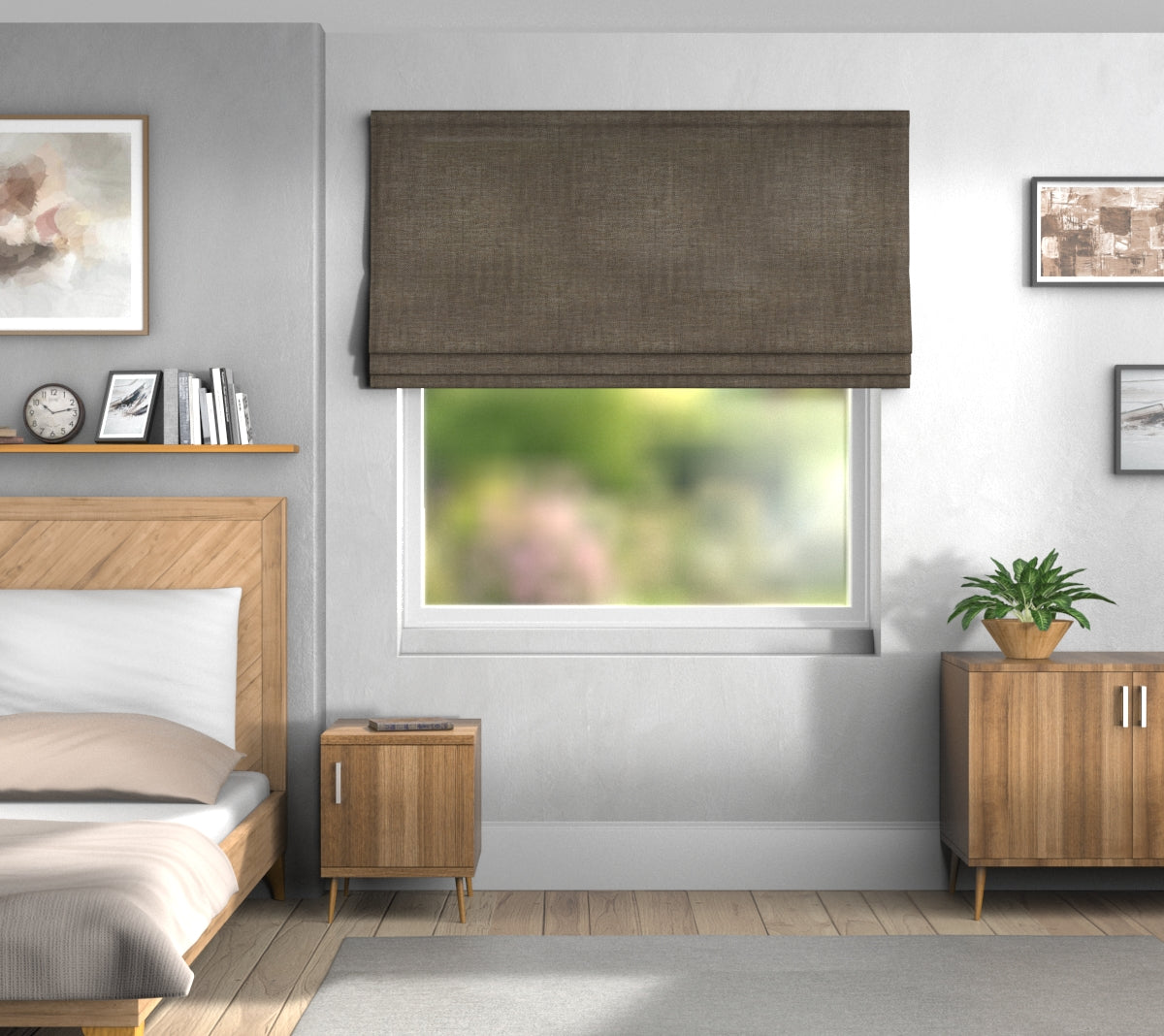 Jacob Latte Default Roman Blind