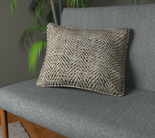Jacob Taupe Piped Cushion