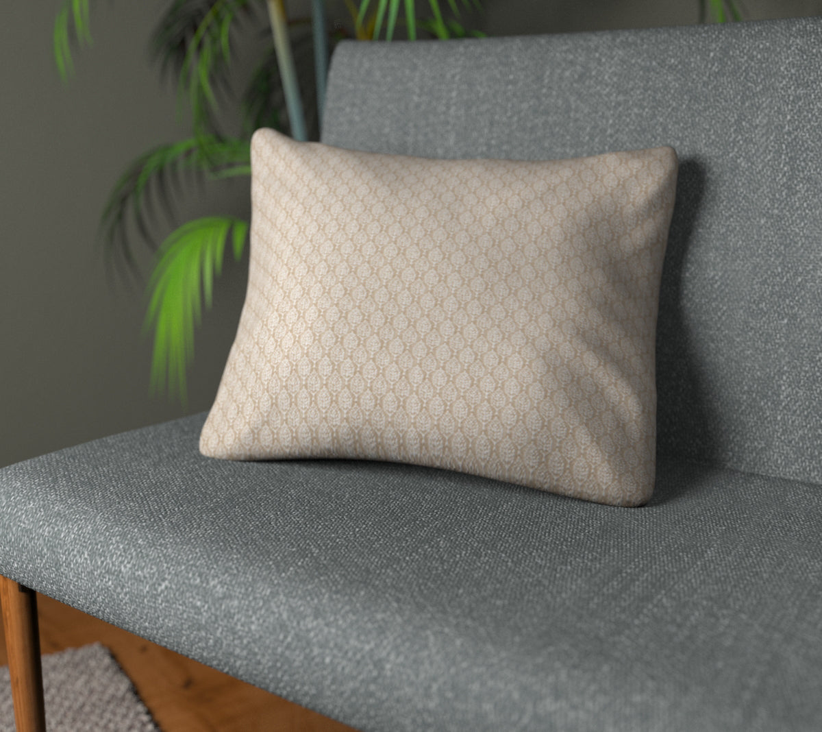 Kemble Maize Plain Cushion
