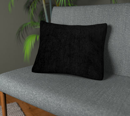 Layton Black Plain Cushion