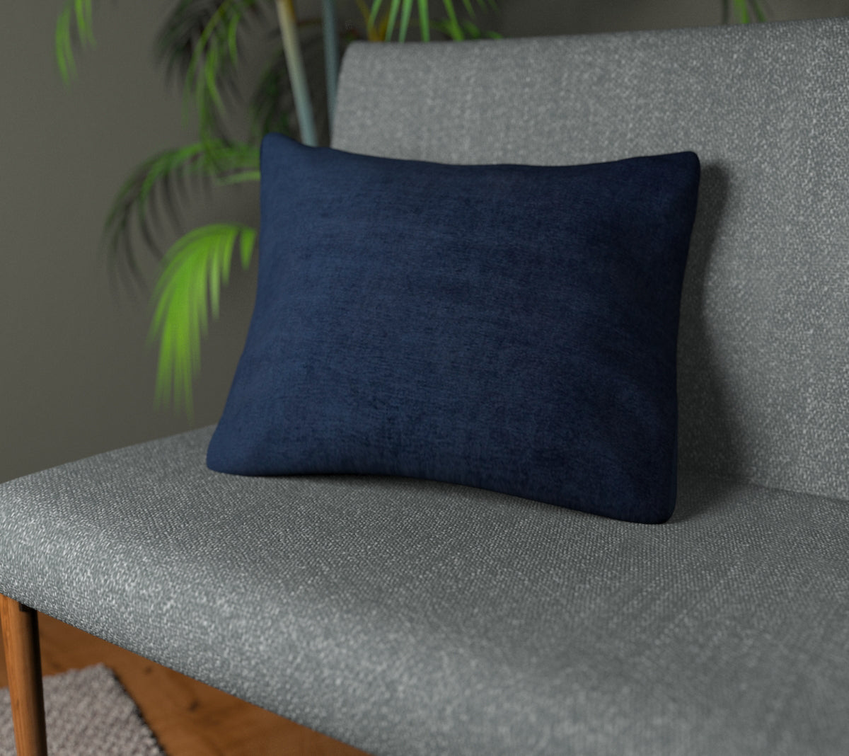 Layton Indigo Plain Cushion
