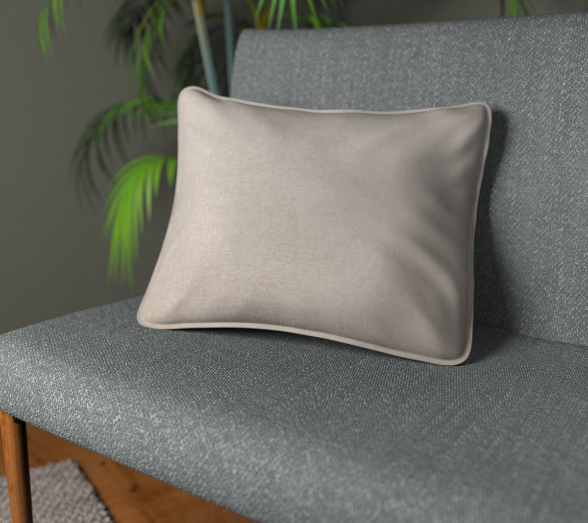 Layton Linen Piped Cushion