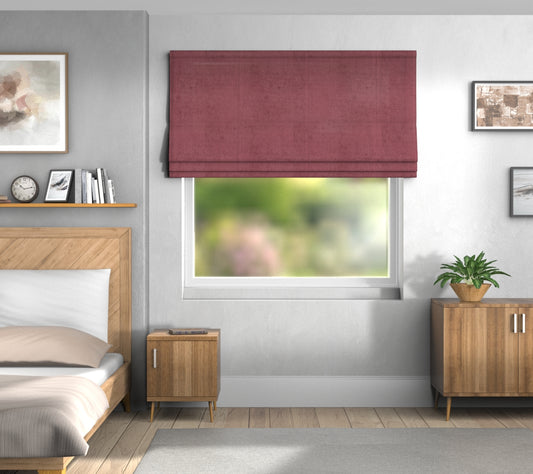 Layton Pink Default Roman Blind