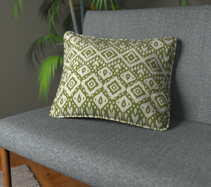 Marrakech Emerald Piped Cushion