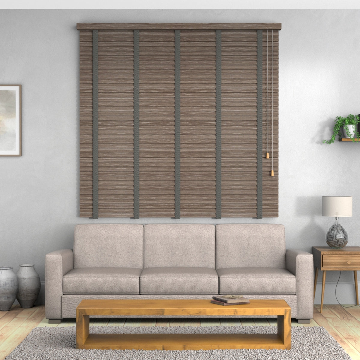 Moleskin Venetian Blind