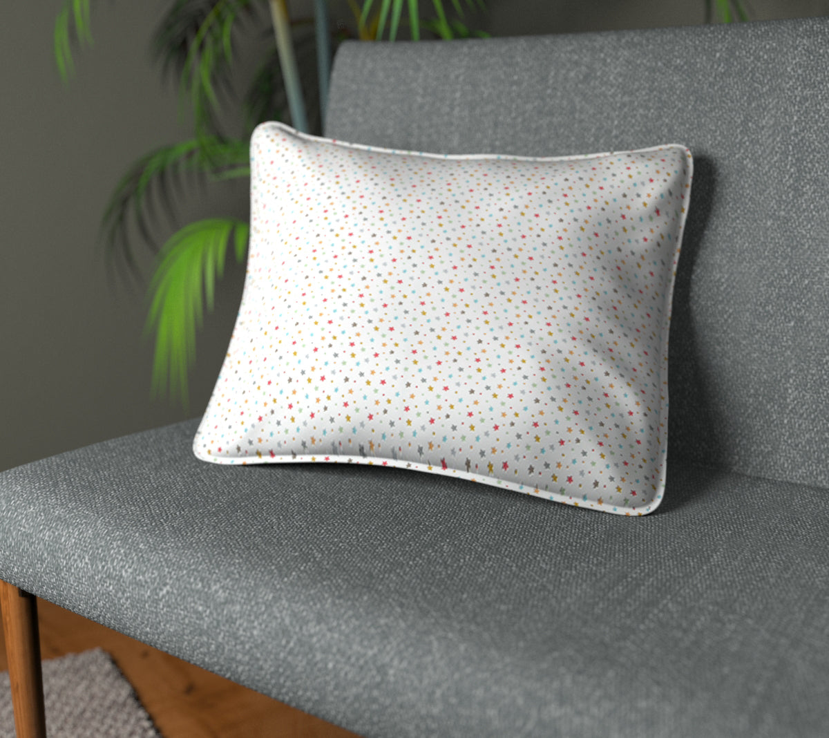 Multi Stars Multi Piped Cushion