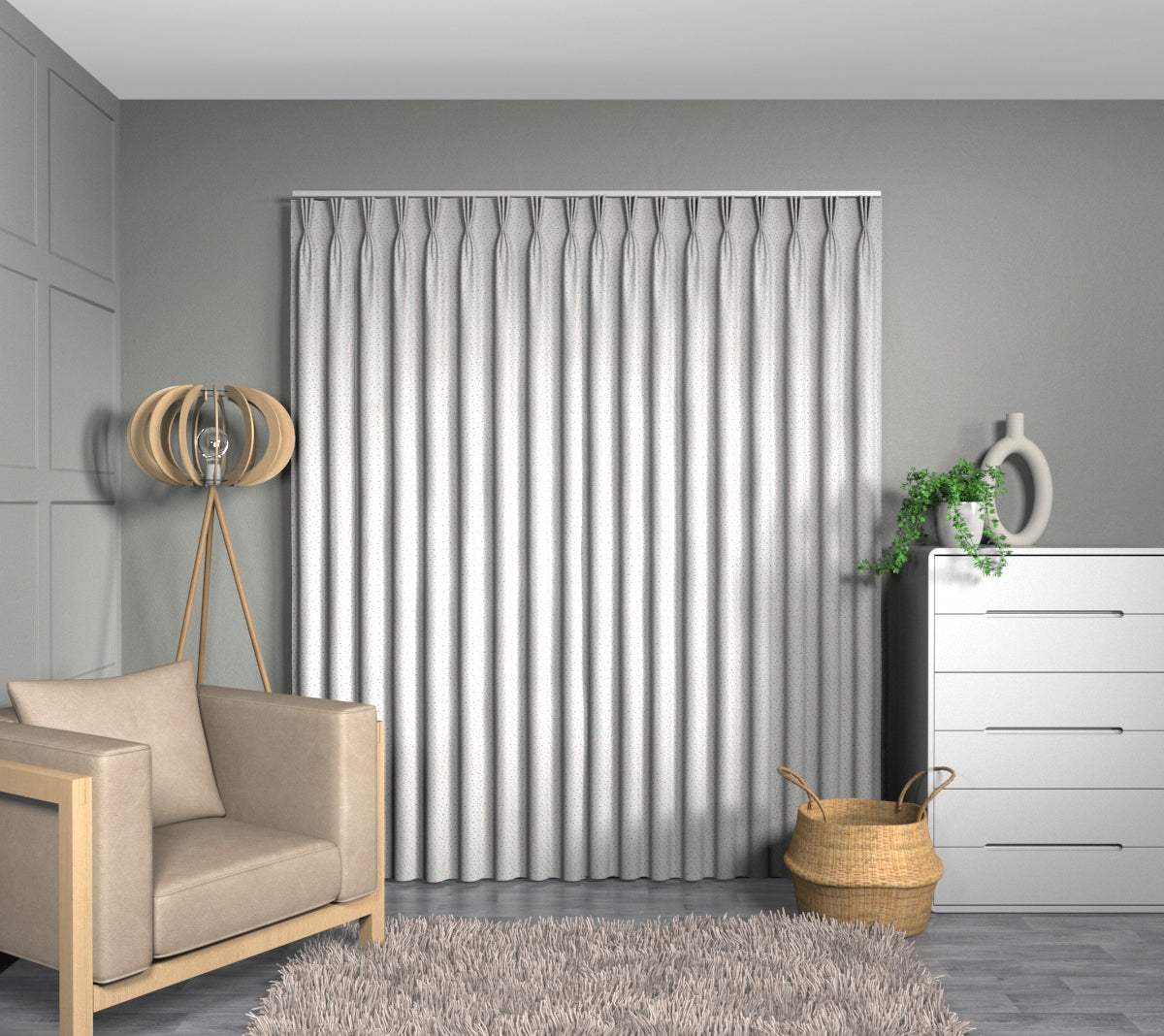 Multi Stars Multi Triple Pleat Curtain