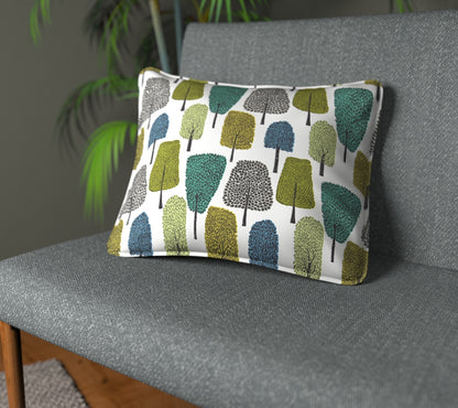 Cedar Slate/Apple/Ivy Piped Cushion