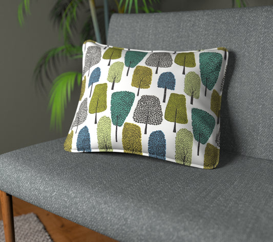Cedar Slate/Apple/Ivy Piped Cushion