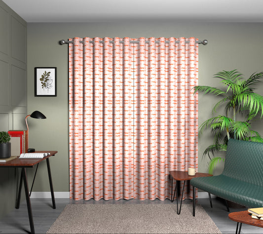 Midi Fox Milkshake/Rose Eyelet Curtain