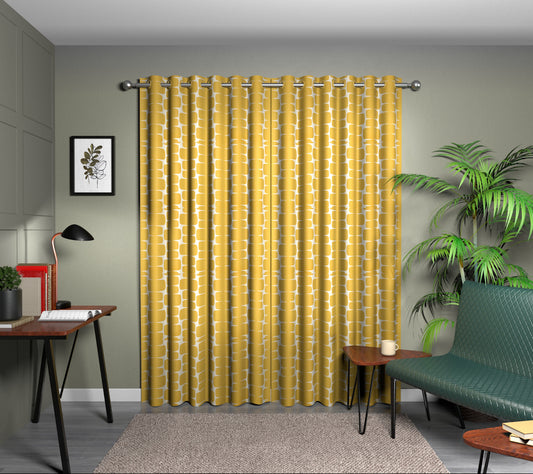 Lohko Honey/Paper Eyelet Curtain