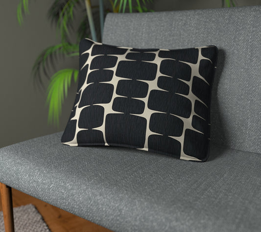 Lohko Liquorice/Hemp Piped Cushion