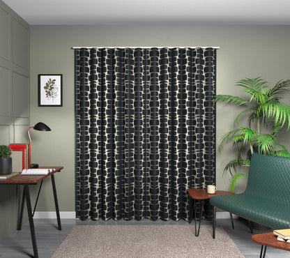 Lohko Liquorice/Hemp Wave Curtain