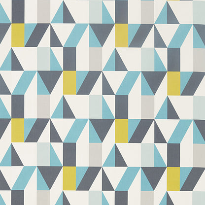 Nuevo Marine/Kiwi/Midnight Fabric Sample