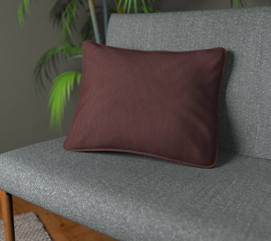 Pearl Dot Berry Piped Cushion
