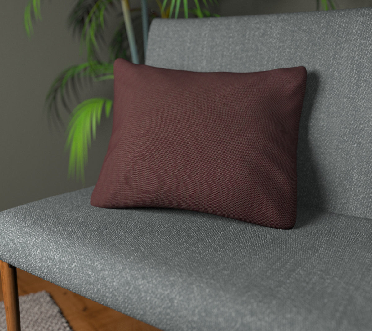 Pearl Dot Berry Plain Cushion
