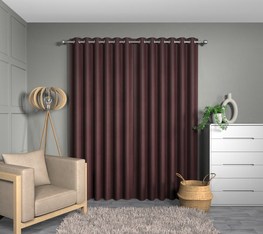 Pearl Dot Berry Eyelets Curtain