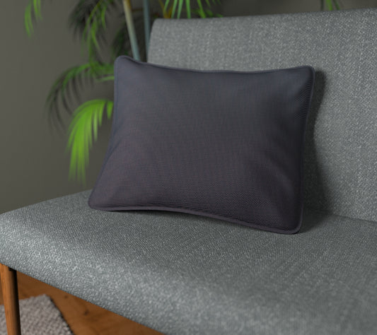 Pearl Dot Blueprint Piped Cushion