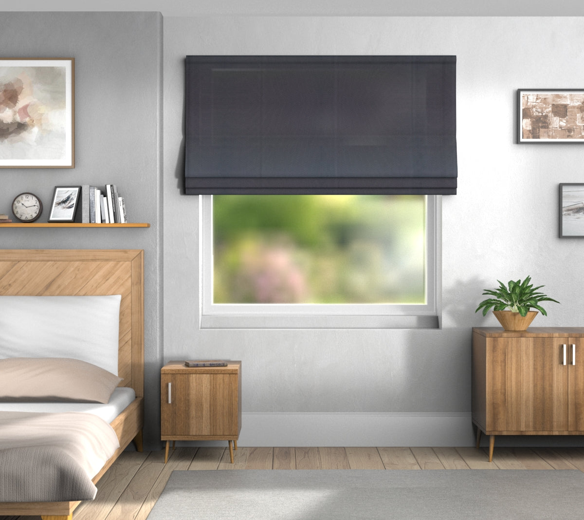 Pearl Dot Blueprint Default Roman Blind