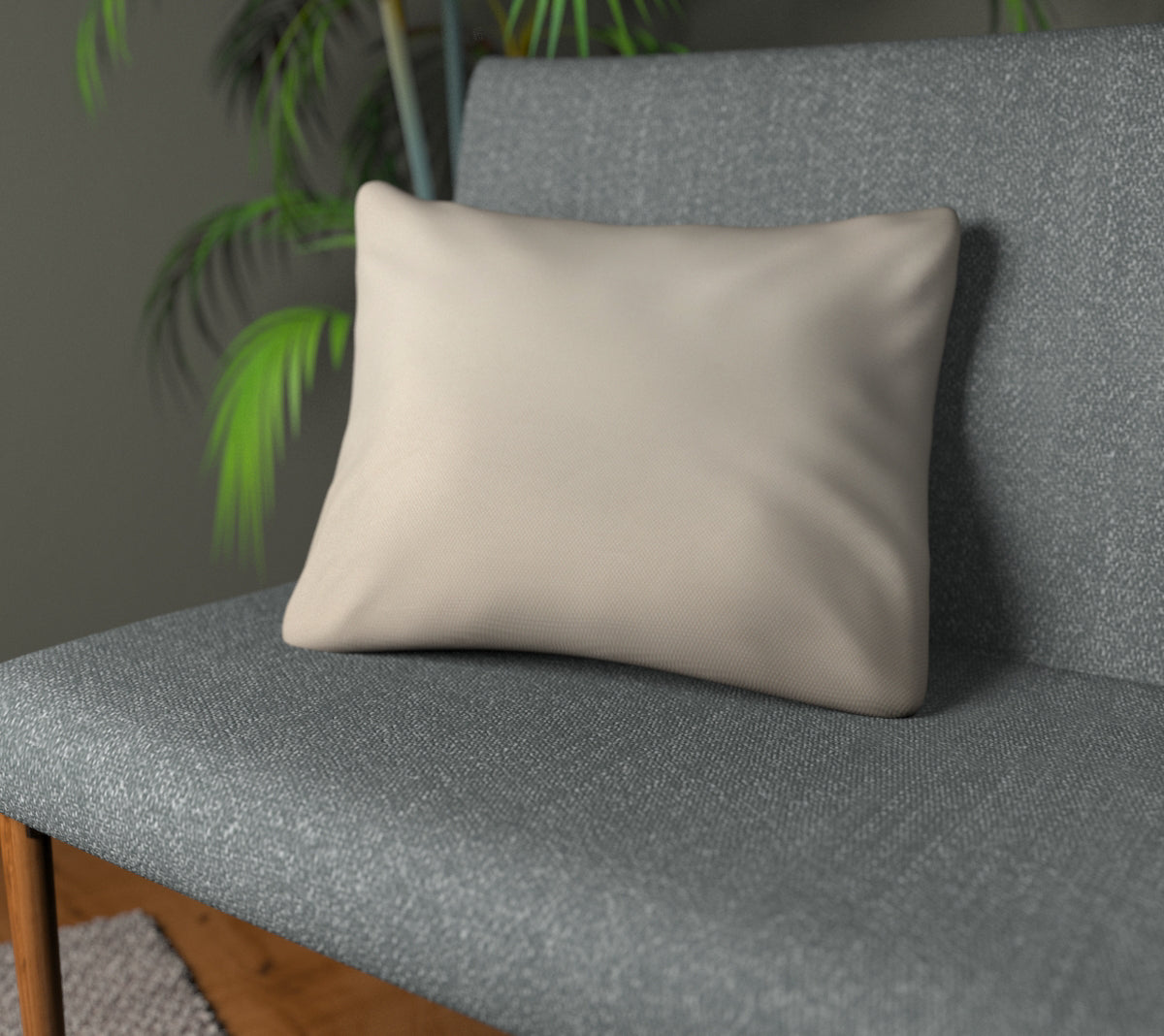 Pearl Dot Stone Plain Cushion