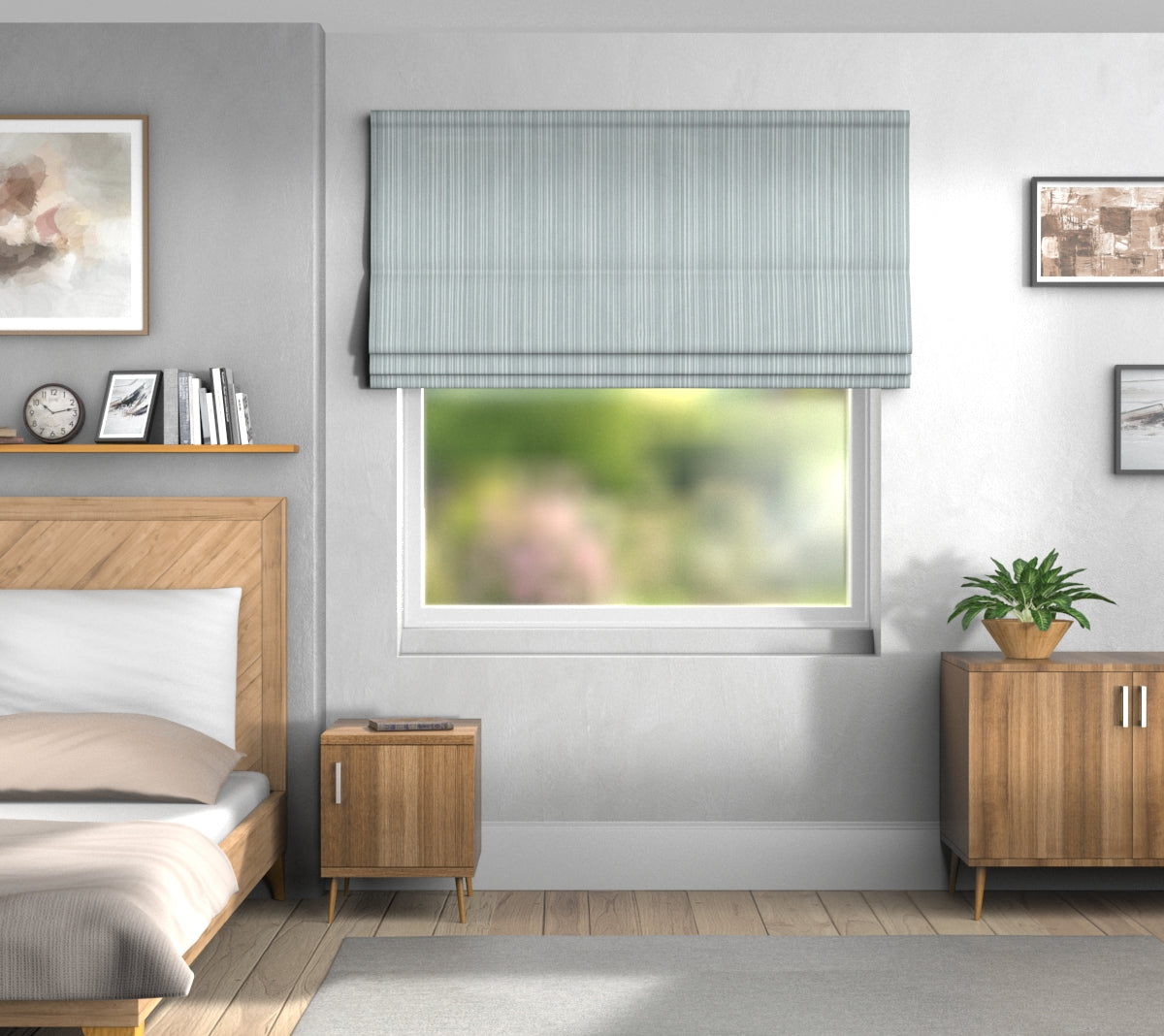 Purity Menta Default Roman Blind