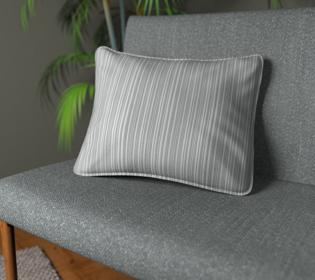 Purity Zinc Piped Cushion