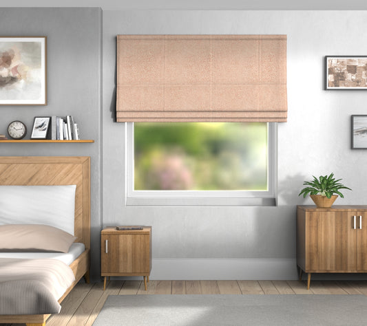 Quartz Blush Default Roman Blind