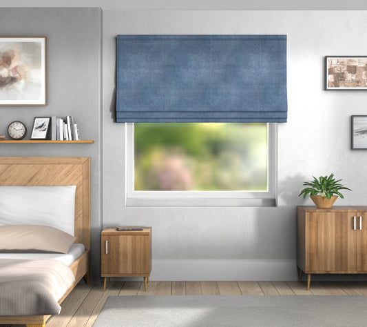 Quartz Ocean Default Roman Blind