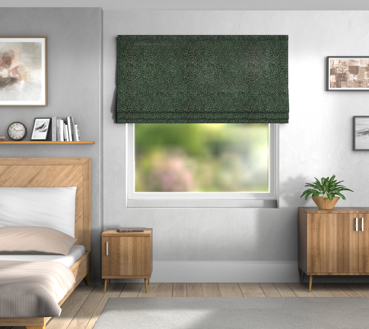 Quartz Thyme Default Roman Blind