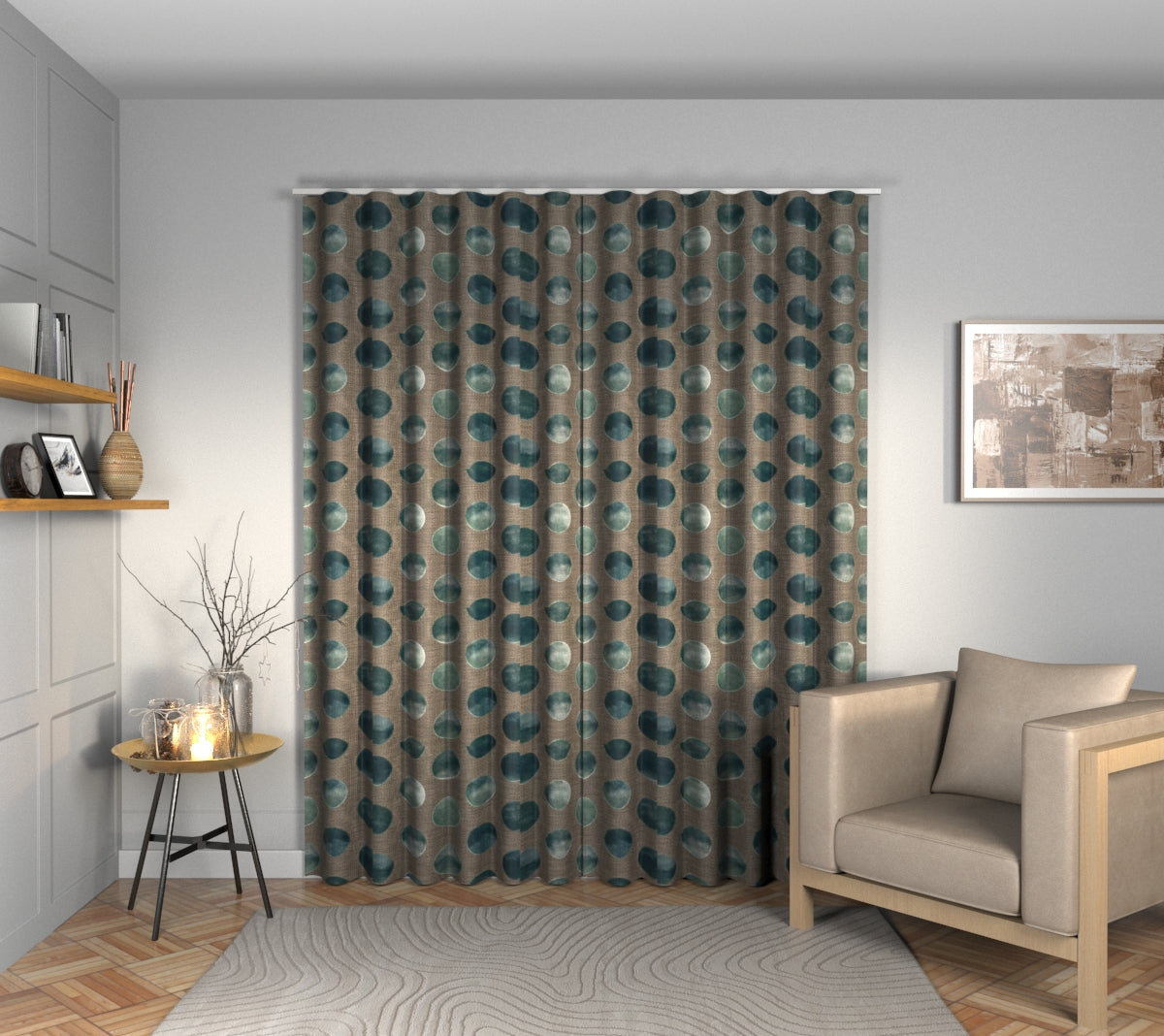 Nuala Agate Wave Curtain