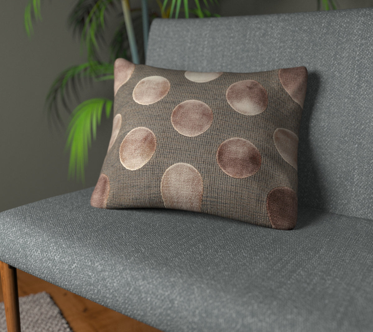 Nuala Rosa Plain Cushion