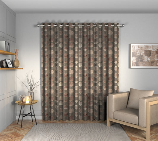 Nuala Rosa Eyelets Curtain