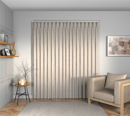 Ruskin Tufa Triple Pleat Curtain