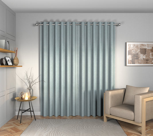 Ruskin Duck Egg Eyelets Curtain