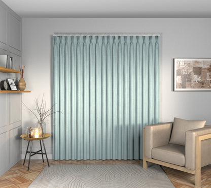 Ruskin Tourmaline Triple Pleat Curtain