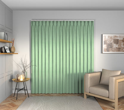 Ruskin Peppermint Triple Pleat Curtain