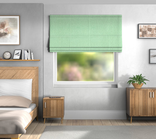 Ruskin Peppermint Default Roman Blind