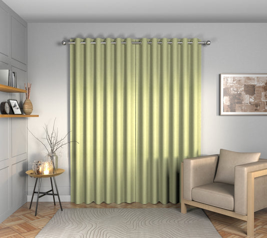 Ruskin Pistachio Eyelets Curtain