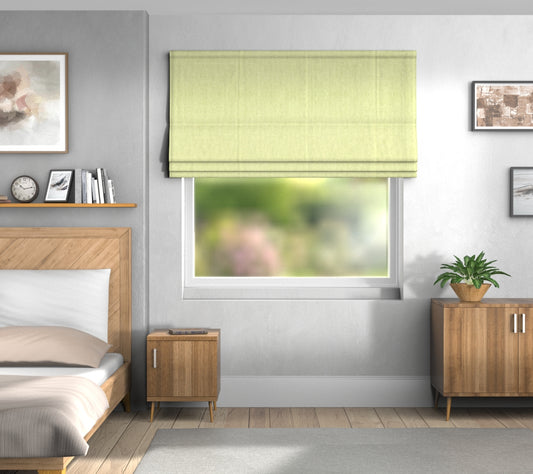 Ruskin Pistachio Default Roman Blind