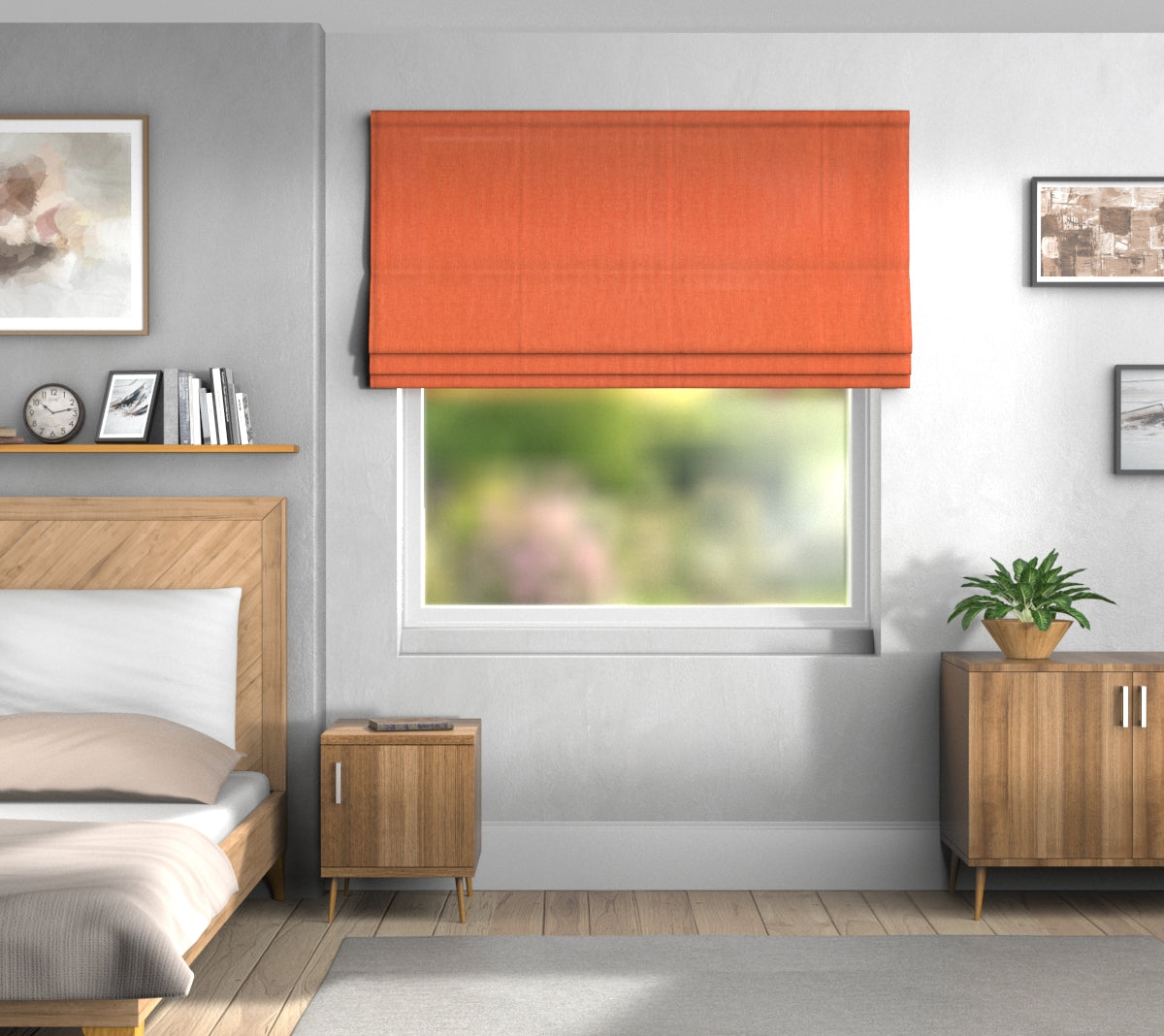 Ruskin Cayenne Default Roman Blind
