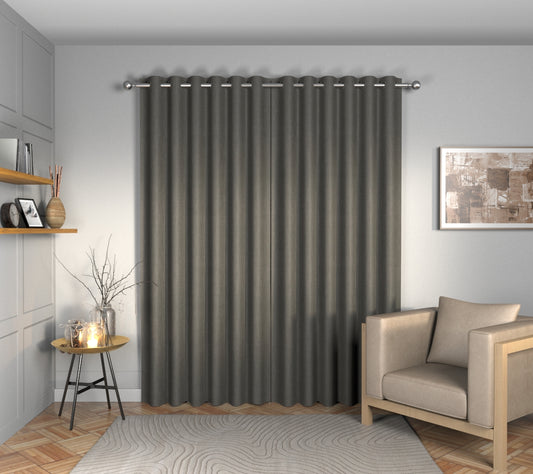 Ruskin Lava Rock Eyelets Curtain