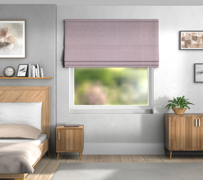 Ruskin Lavender Default Roman Blind