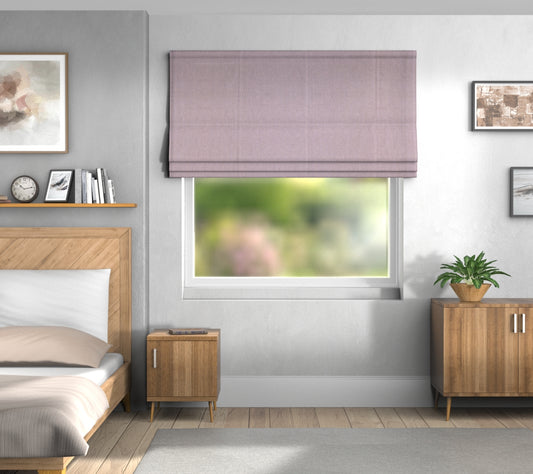 Ruskin Lavender Default Roman Blind