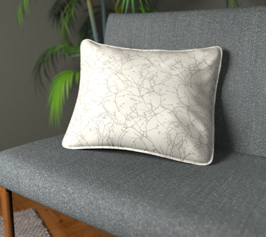 Acacia Oyster Piped Cushion