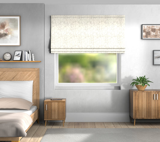 Acacia Oyster Default Roman Blind