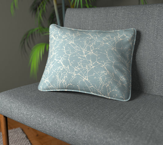 Acacia Tourmaline Piped Cushion